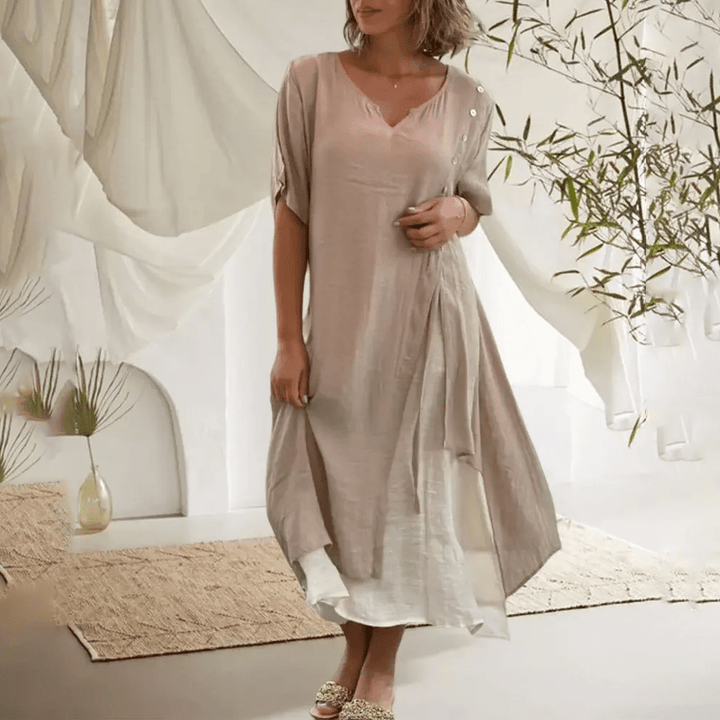 Zeitlosglanz | Klassisches Maxikleid