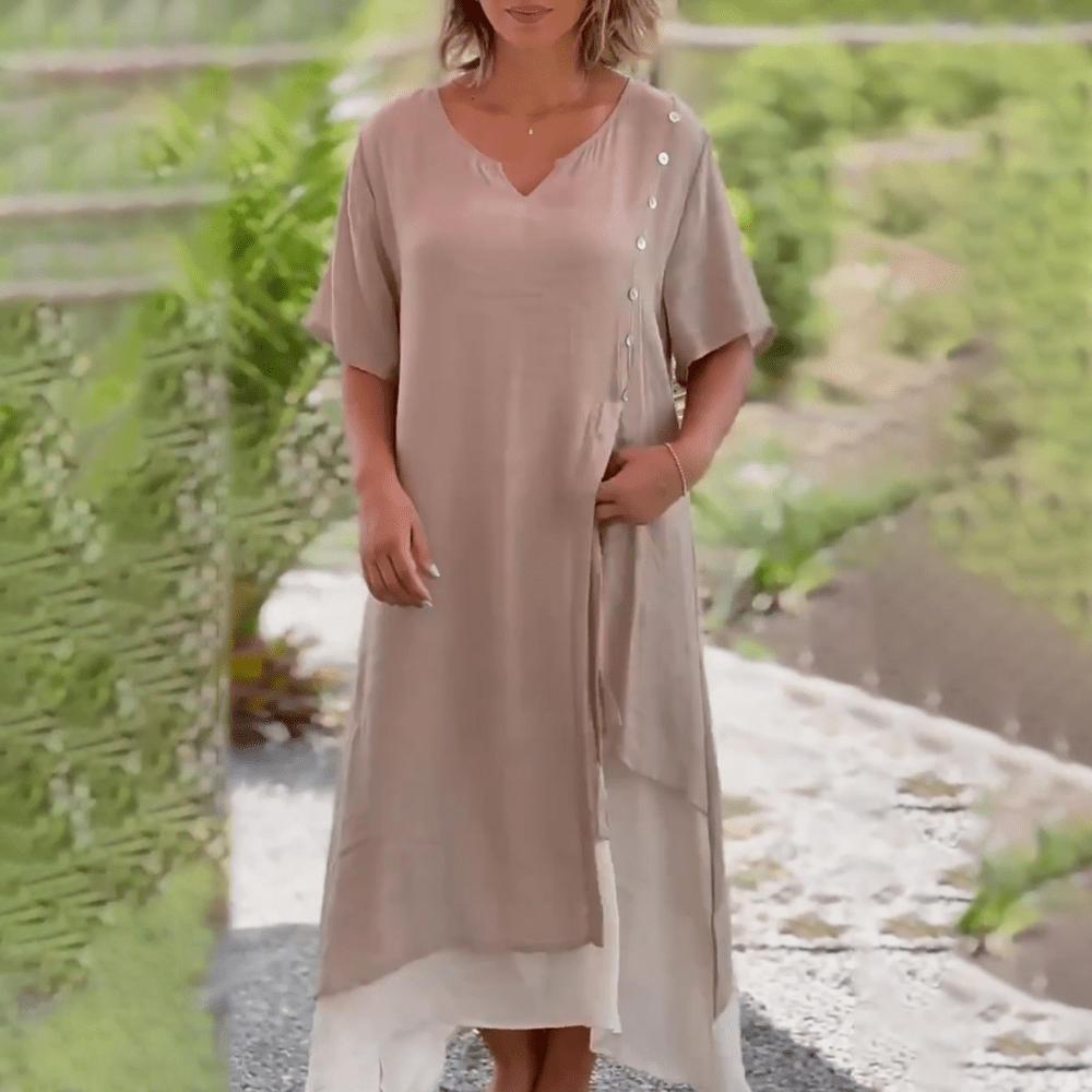 Zeitlosglanz | Klassisches Maxikleid