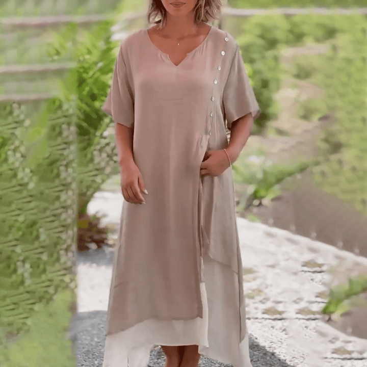 Zeitlosglanz | Klassisches Maxikleid