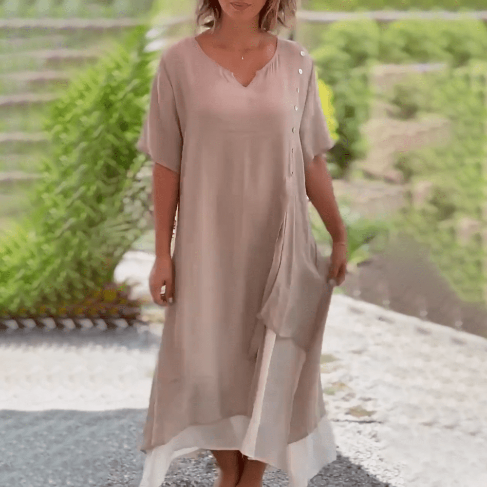 Zeitlosglanz | Klassisches Maxikleid