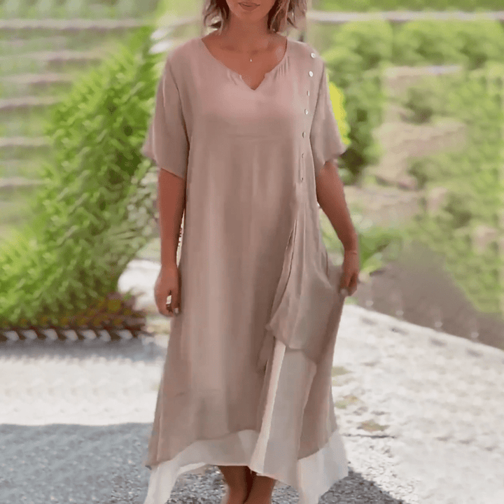 Zeitlosglanz | Klassisches Maxikleid