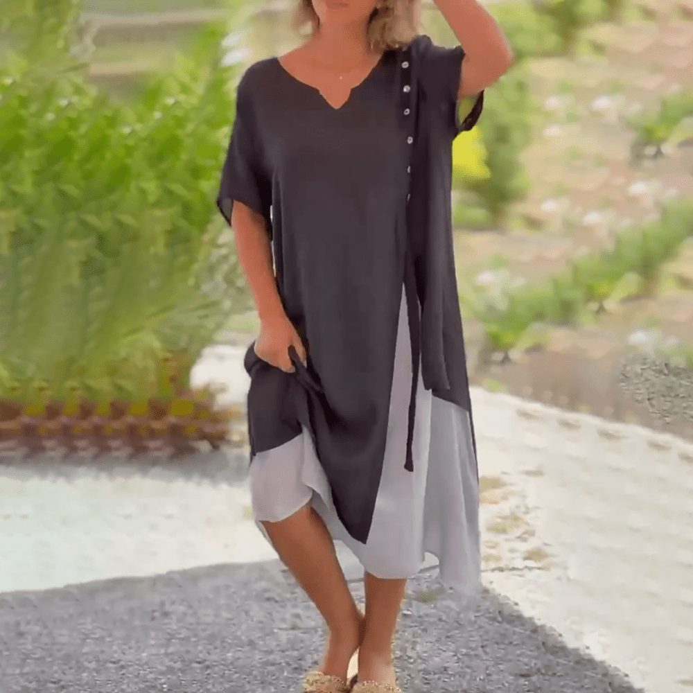 Zeitlosglanz | Klassisches Maxikleid