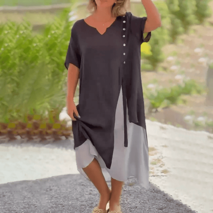 Zeitlosglanz | Klassisches Maxikleid