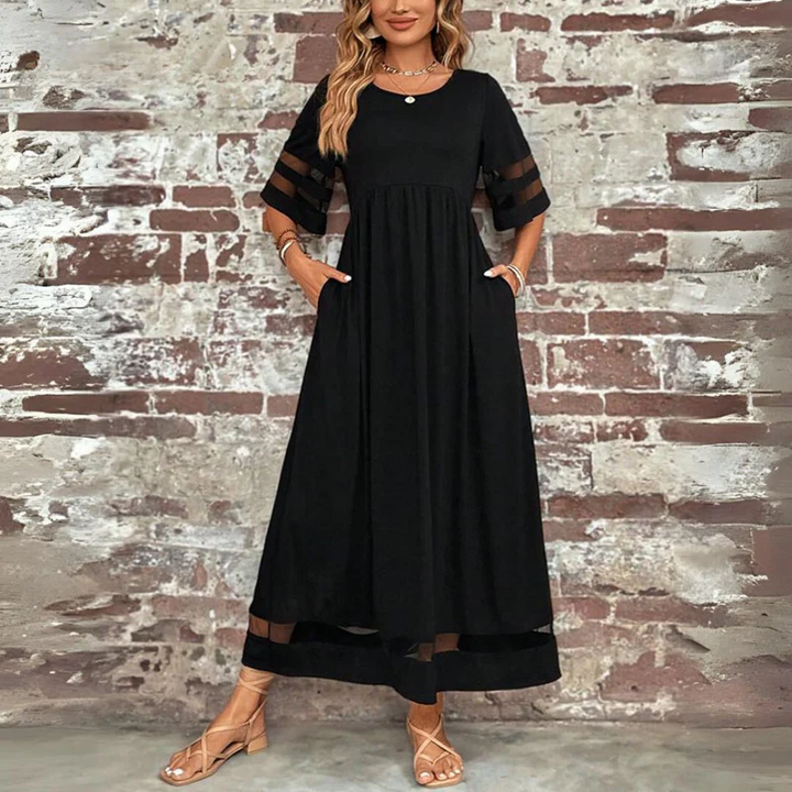 Cerelia Midikleid – Seitenansicht