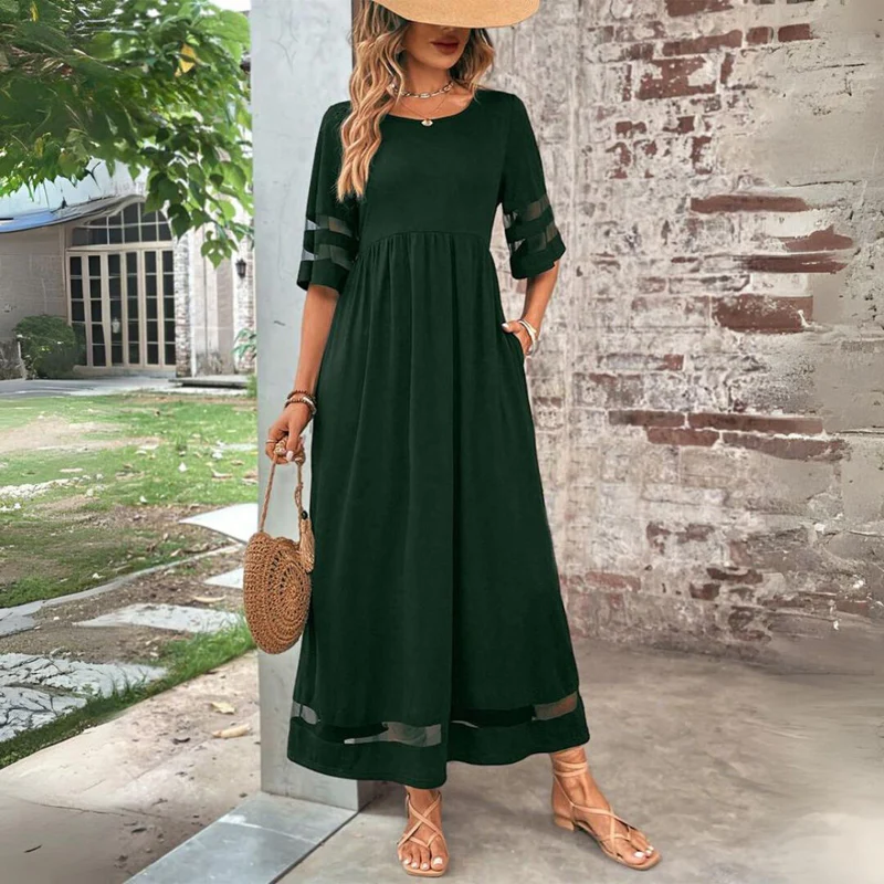 Cerelia Midikleid in Grün