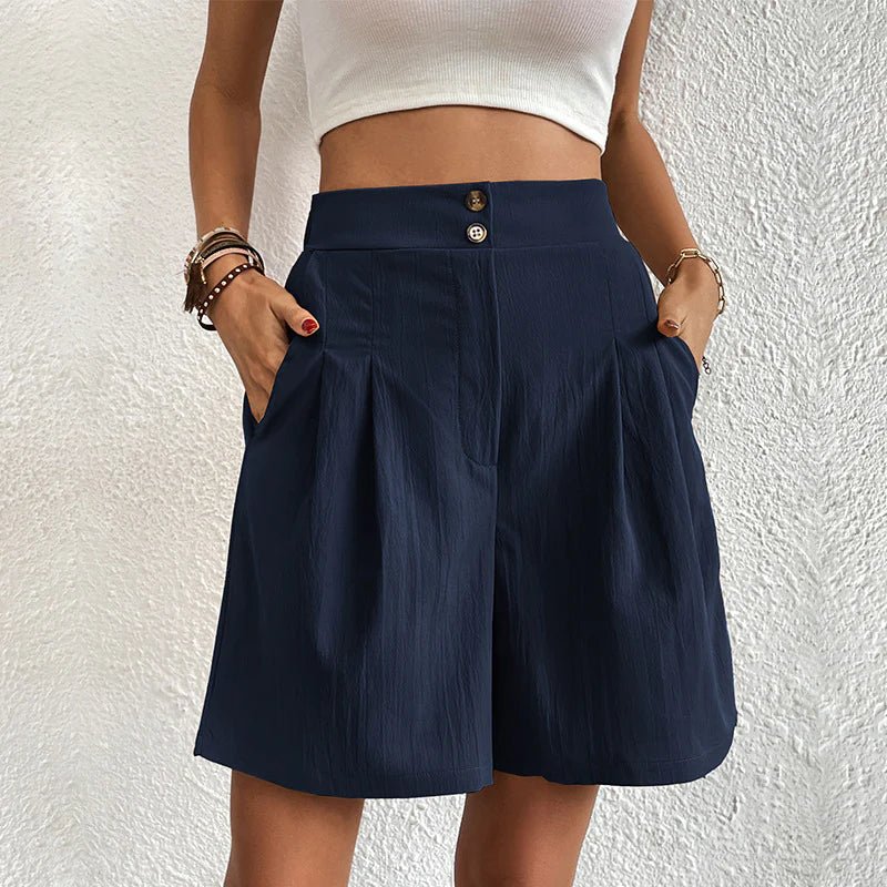 Hochbund | Komfort-Shorts mit hoher Taille