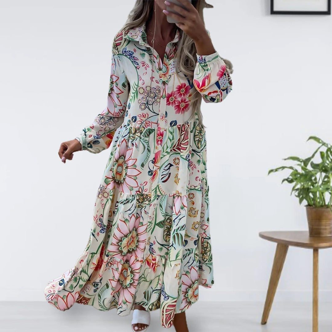 Wickelzauber | Elegantes Blumen-Wickelkleid