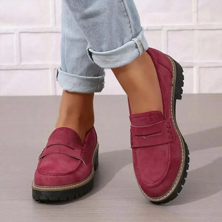 Wildledercharme | Bequeme Damensandalen