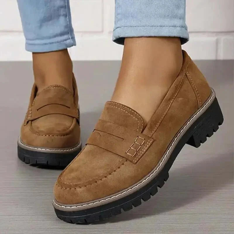 Wildledercharme | Bequeme Damensandalen