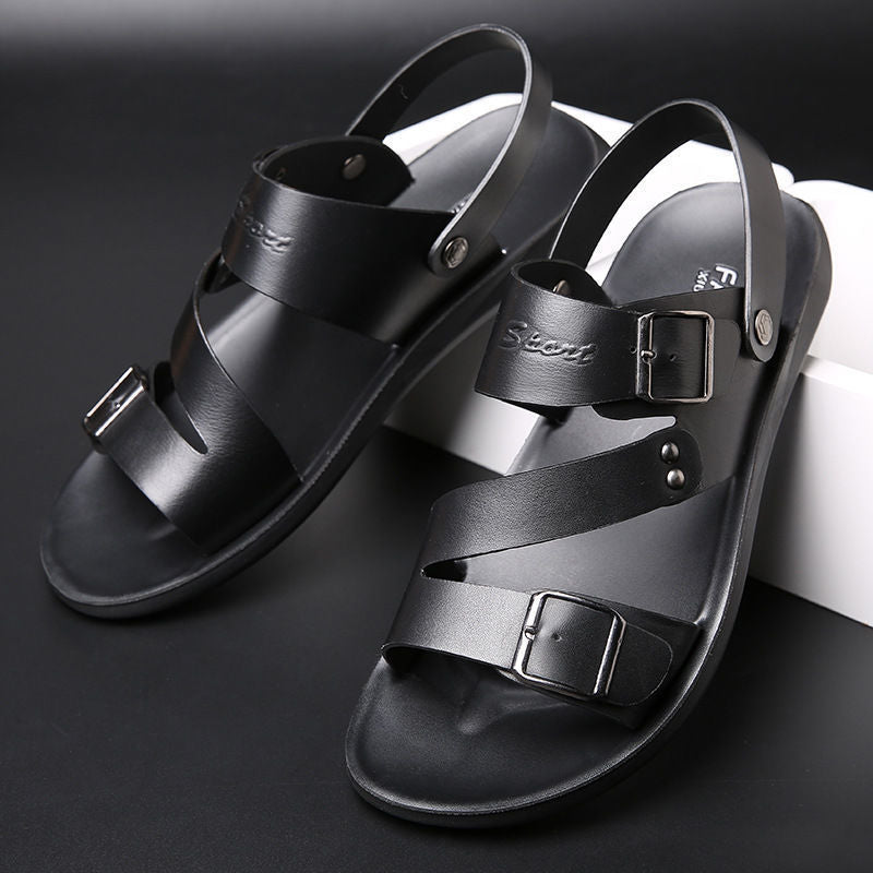 Ledergang | Herren-Ledersandalen