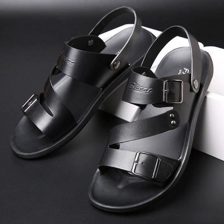 Ledergang | Herren-Ledersandalen