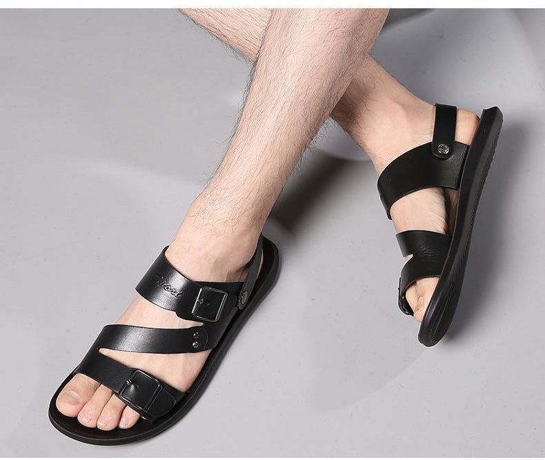 Ledergang | Herren-Ledersandalen