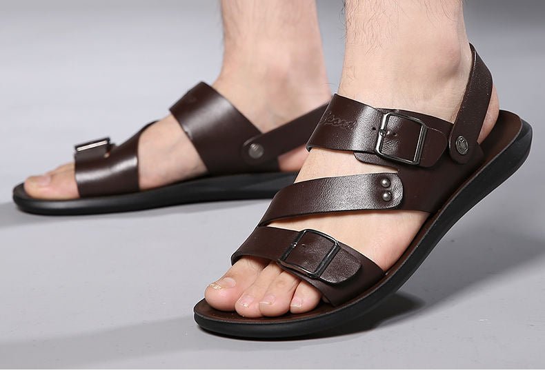 Ledergang | Herren-Ledersandalen