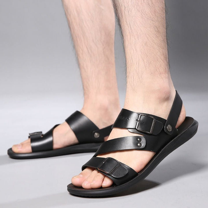 Ledergang | Herren-Ledersandalen