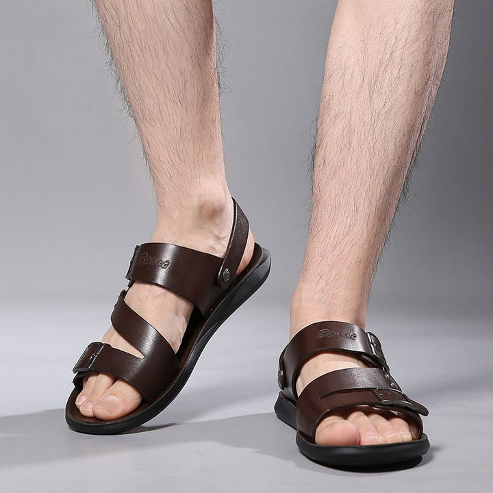 Ledergang | Herren-Ledersandalen