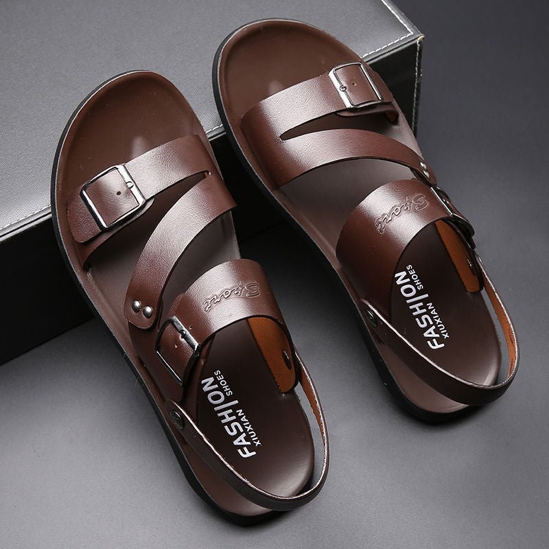 Ledergang | Herren-Ledersandalen