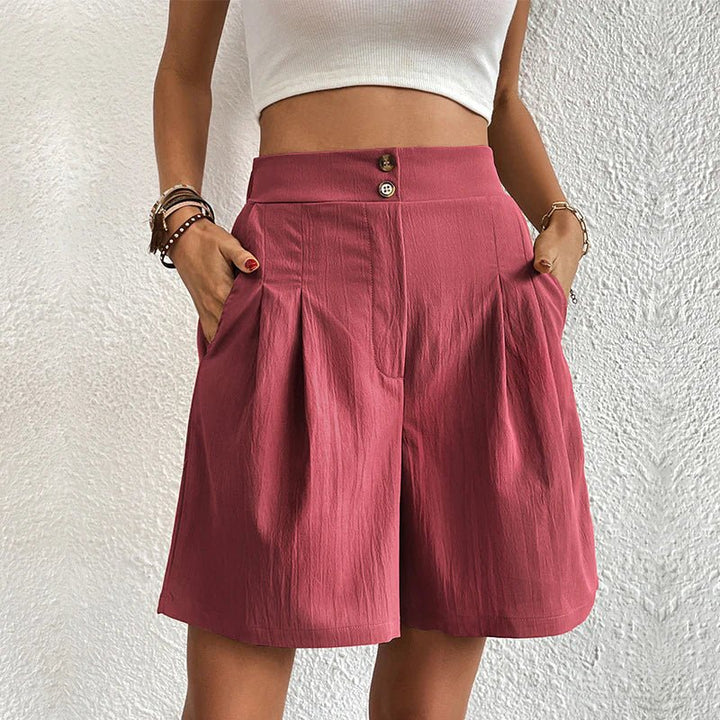 Hochbund | Komfort-Shorts mit hoher Taille