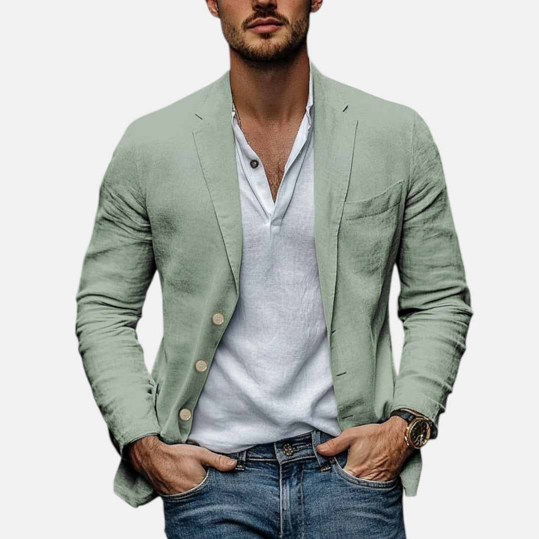 Lorenzioleinen | Eleganter Sommerblazer aus leichtem Leinen