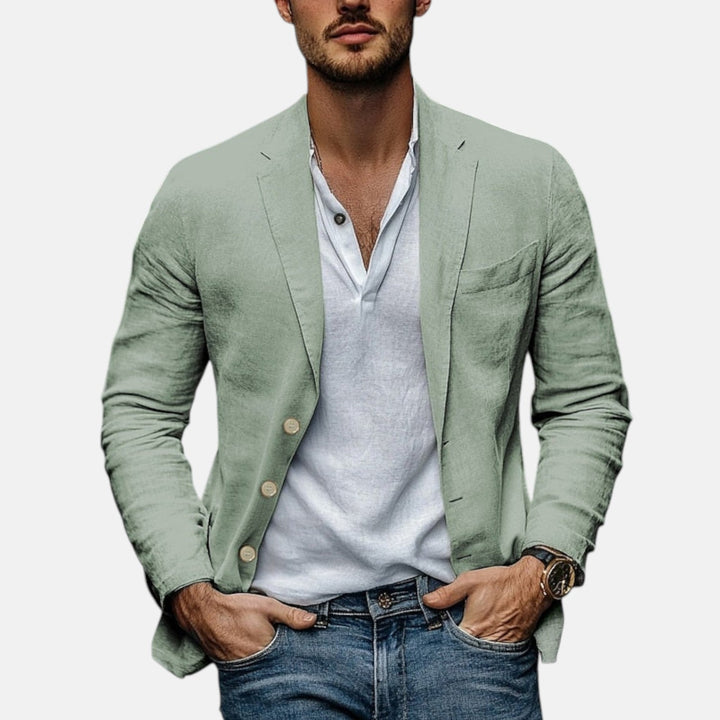 Lorenzioleinen | Eleganter Sommerblazer aus leichtem Leinen