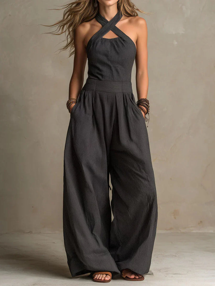 Bianca Wickel-Jumpsuit Schwarz