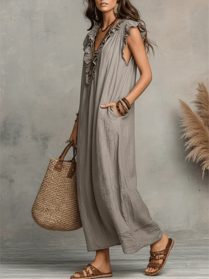 Cecilia Boho-Maxikleid, Detailansicht