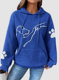 Waffelstrick | Gemütlicher Hoodie