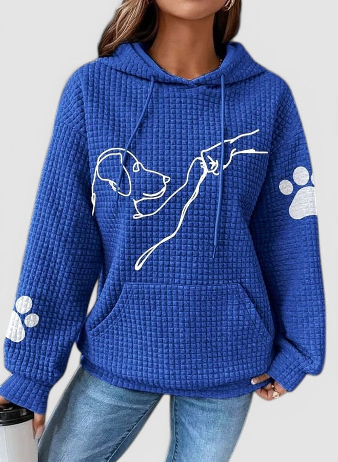 Waffelstrick | Gemütlicher Hoodie