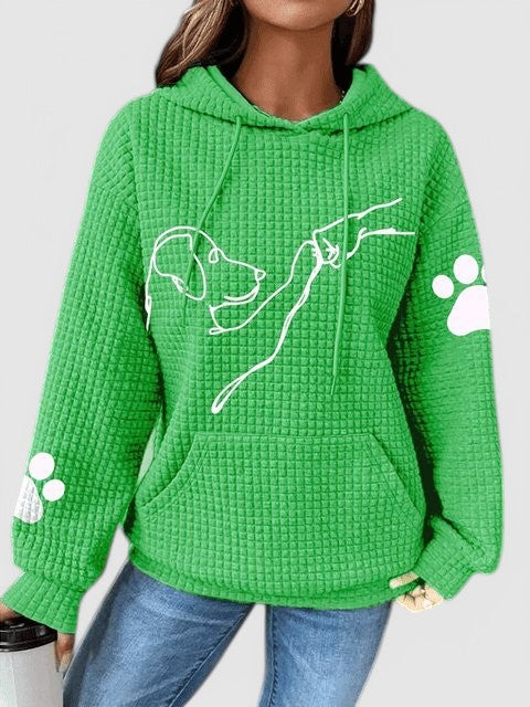 Waffelstrick | Gemütlicher Hoodie