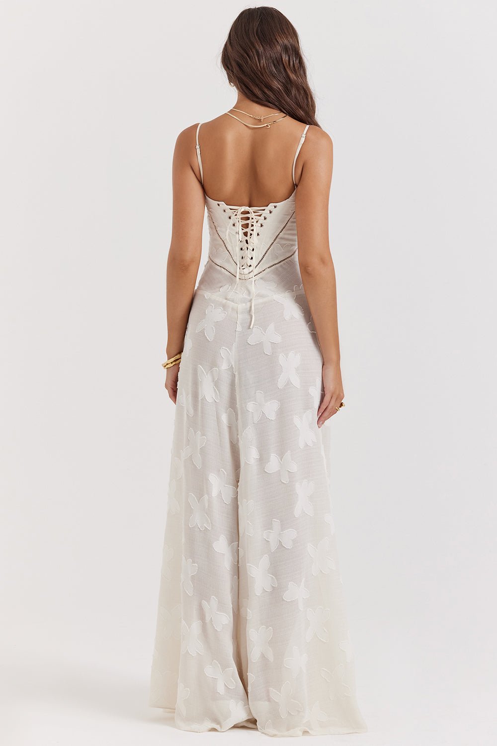 Rosenzauber | Kleid mit Schnürung und Blumenmuster