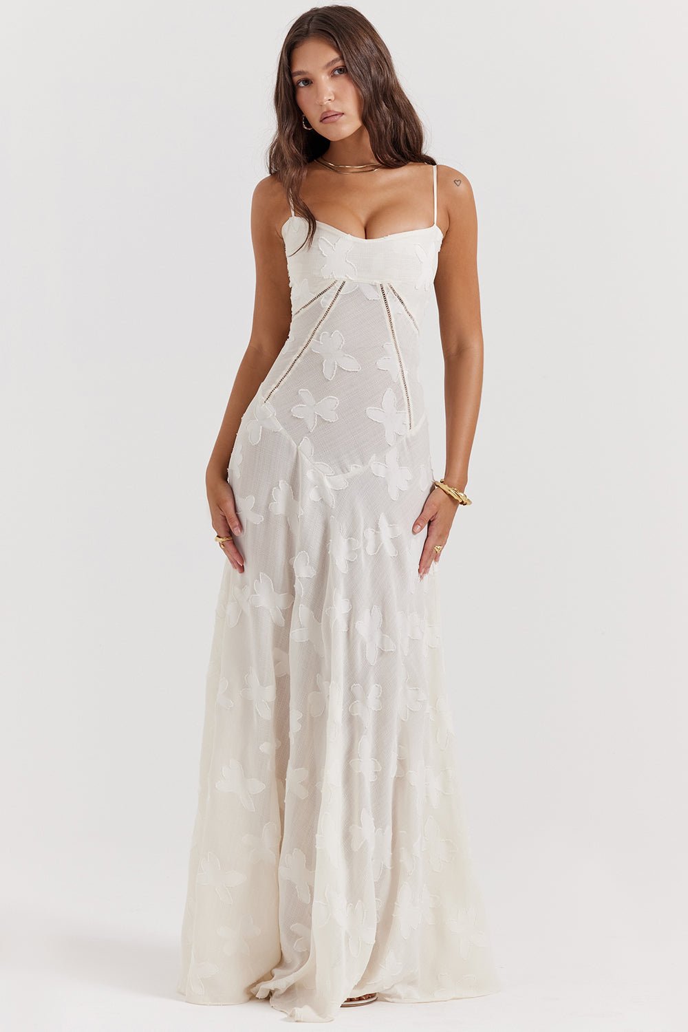 Rosenzauber | Kleid mit Schnürung und Blumenmuster