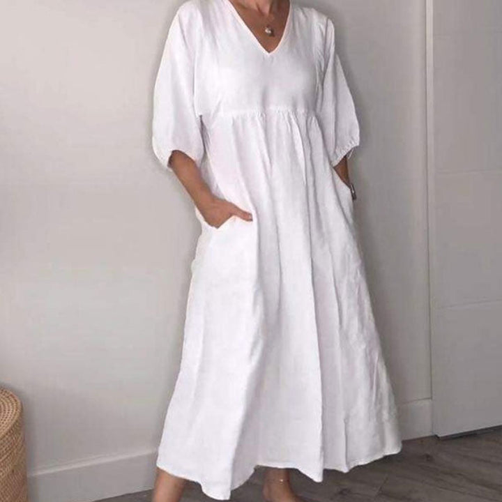 Williaschick | Bequemes, schickes Kleid mit V-Ausschnitt
