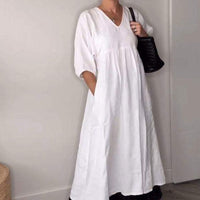 Williaschick | Bequemes, schickes Kleid mit V-Ausschnitt