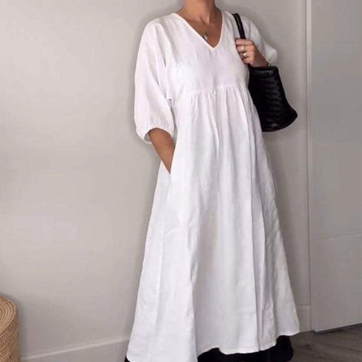 Williaschick | Bequemes, schickes Kleid mit V-Ausschnitt