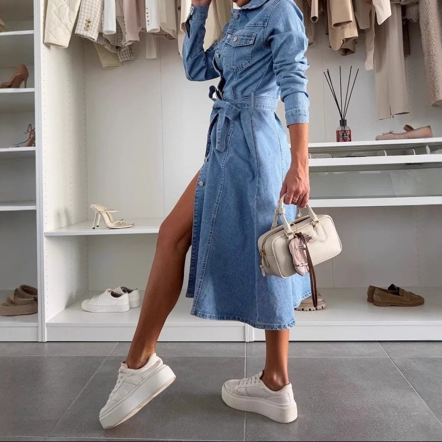 Jelymaxi | Maxikleid mit langen Ärmeln