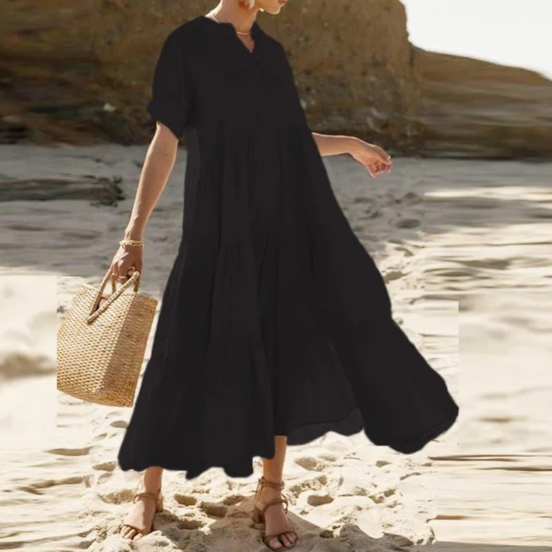 Glanzstück | Luxuriöses Satin-Midikleid