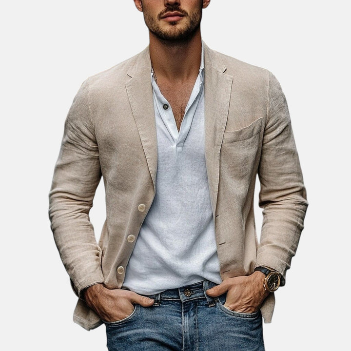 Lorenzioleinen | Eleganter Sommerblazer aus leichtem Leinen