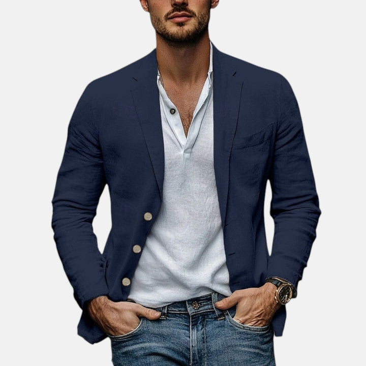 Lorenzioleinen | Eleganter Sommerblazer aus leichtem Leinen